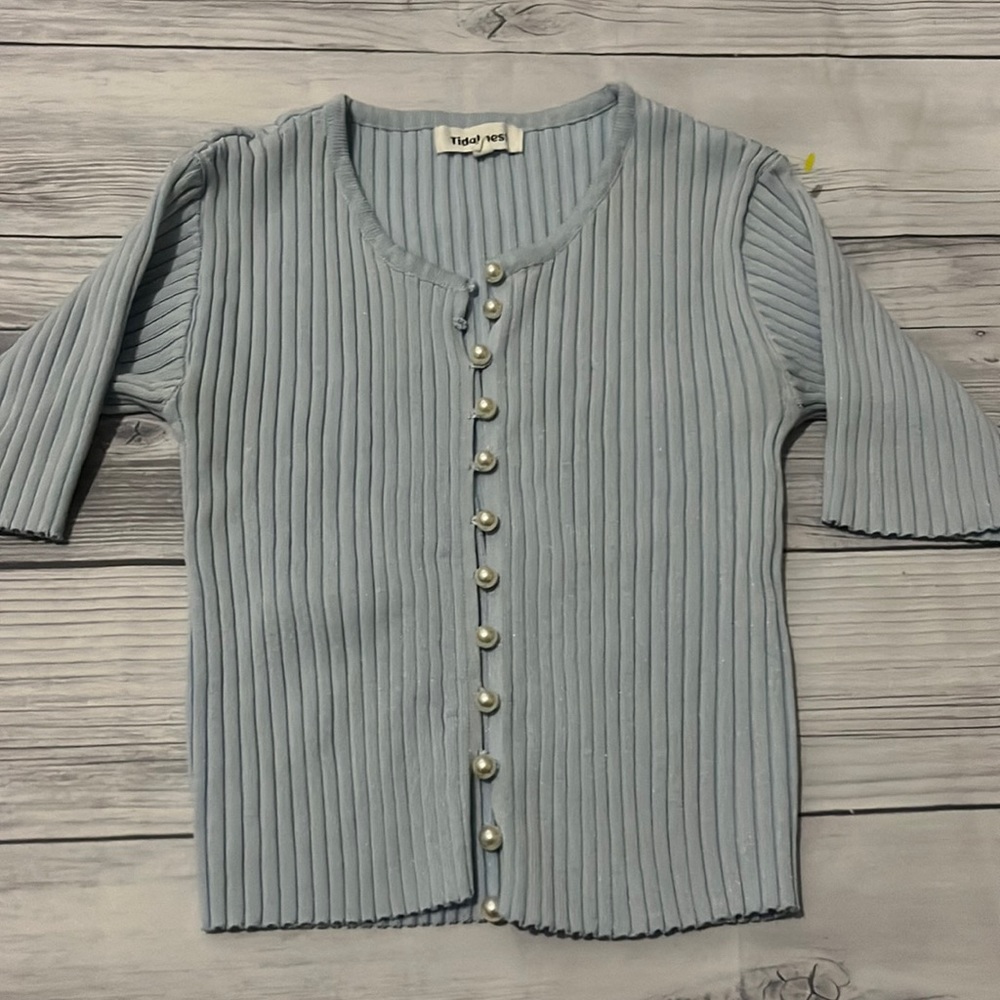 Light blue baby tee
